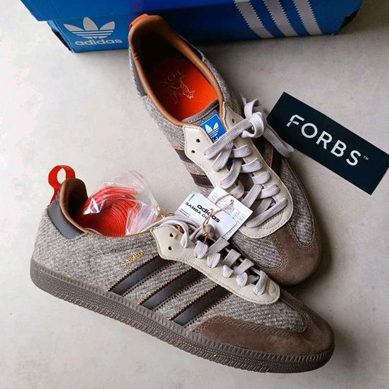 adidas gazelle silver green womens Adidas x Wales Bonner Nylon Samba Shoes – Extra Butter main image 1