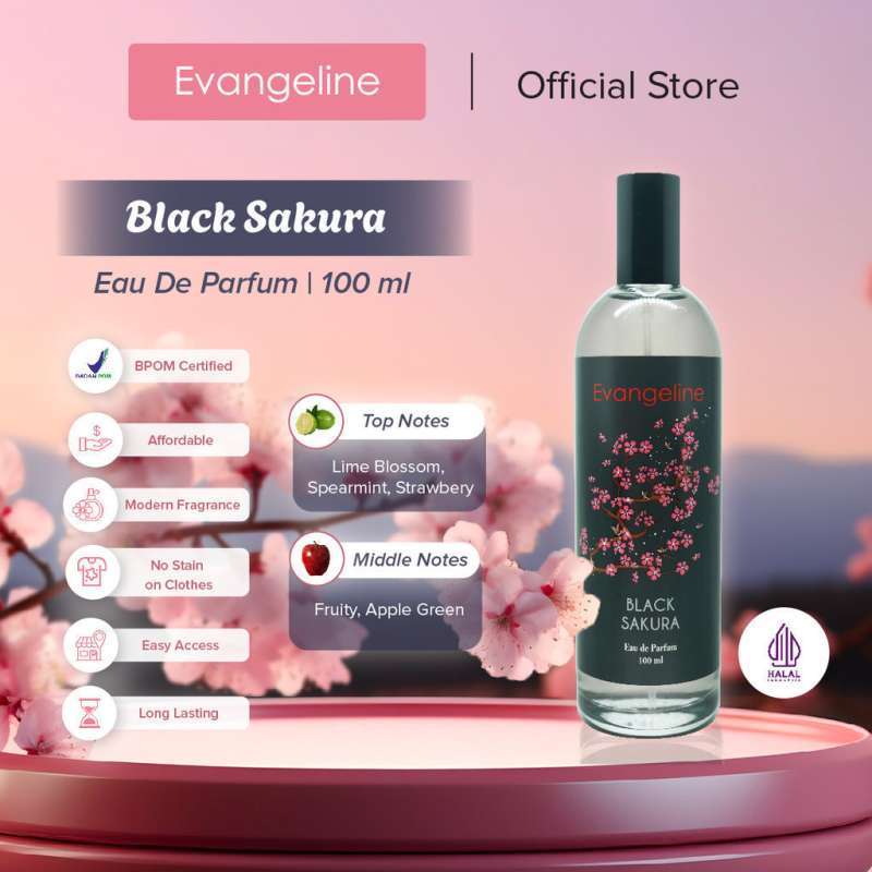 Sakura 100ml Evangeline Black Sakura Review Sakura Series Review