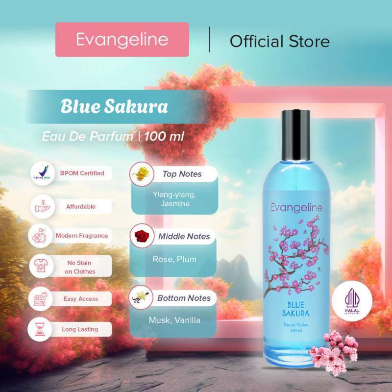 Review Parfum Evangeline Blue Sakura Fragrance Review Parfum