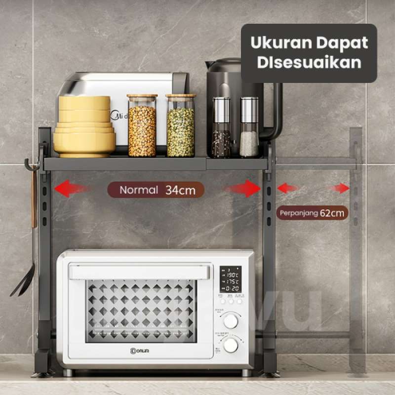 Display Rice Cooker Di Rak Jual Dejavu Rak Dapur Susun Microwave Rak Tempat Rice Cooker Oven ...