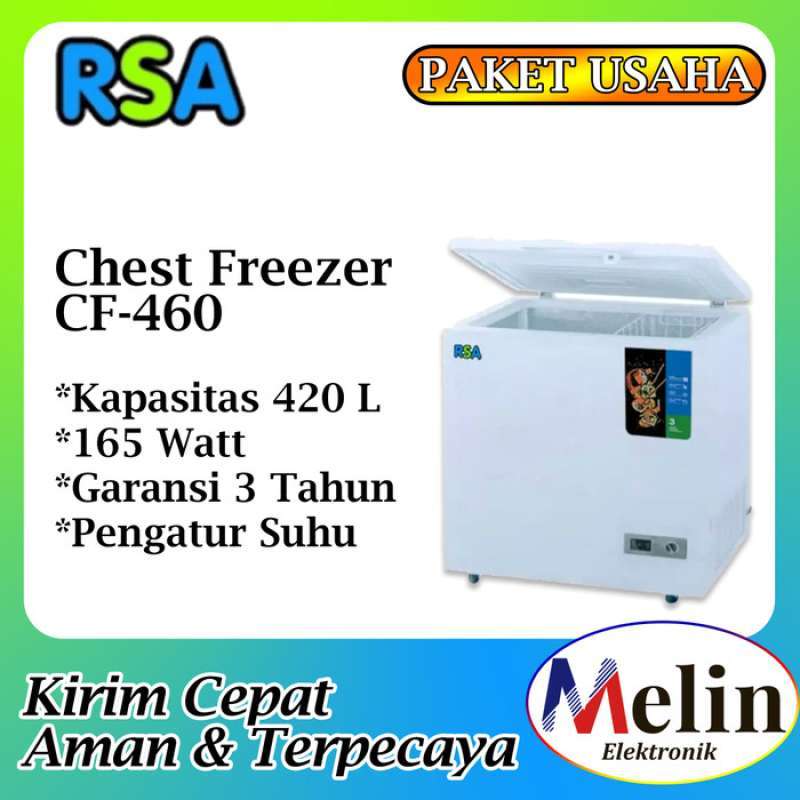 Cf 460 Promo Chest Freezer Rsa Cf 460 / Cf-460 Kapasitas 420 L Box Pembeku ...