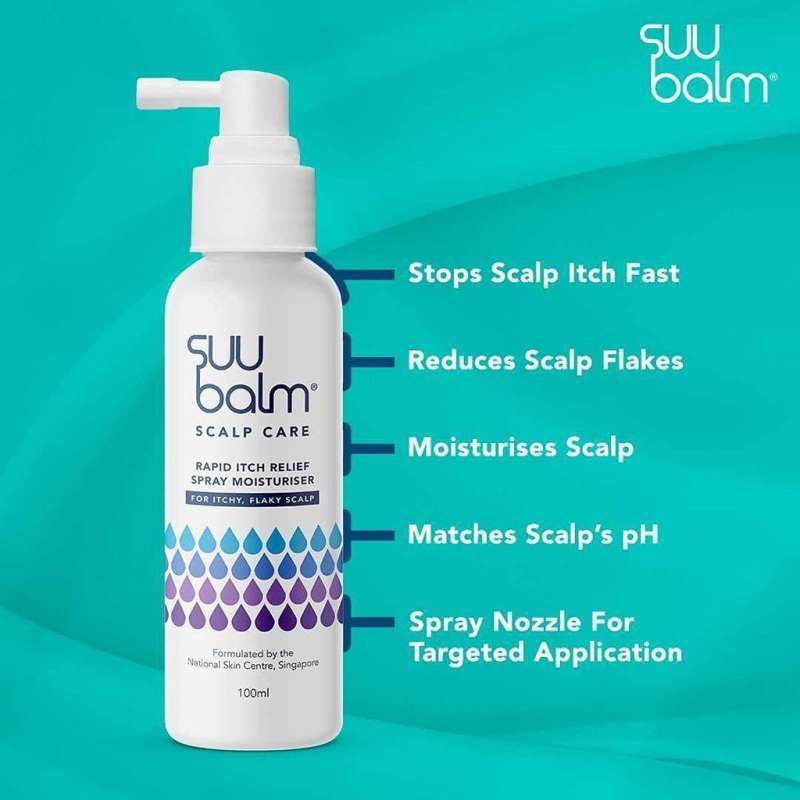 Jual Suu Balm Rapid Itch Relief Scalp Spray Moisturiser (40ml ...