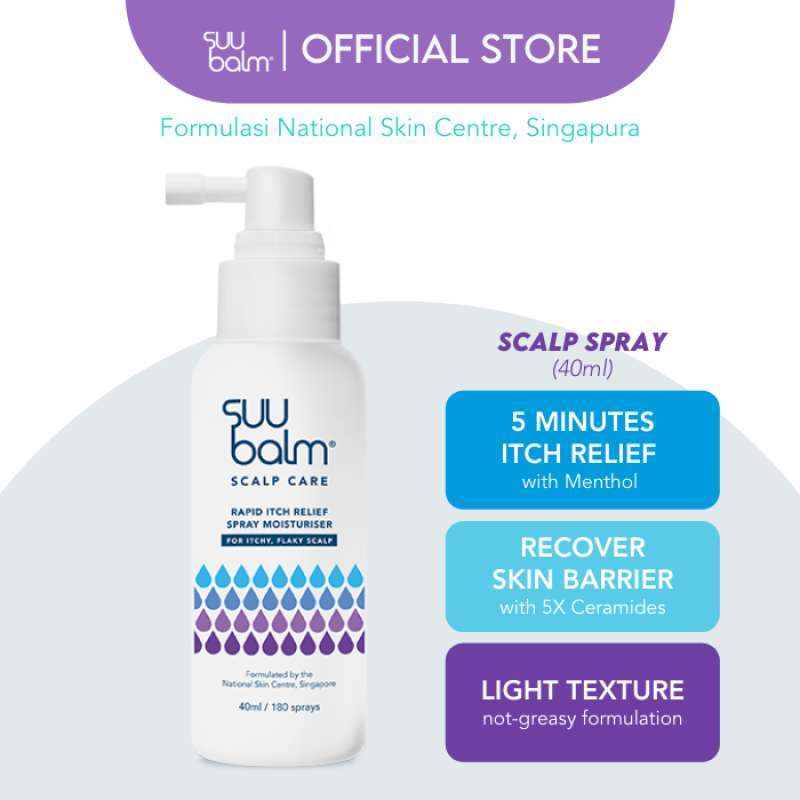 Jual Suu Balm Rapid Itch Relief Scalp Spray Moisturiser (40ml ...