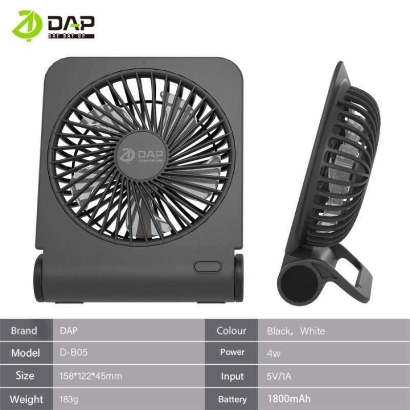 Promo Dap D-b05 Portable Mini Hand Fan - Kipas Angin Mini Garansi ...