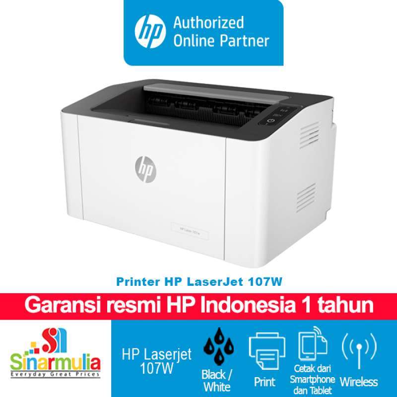 Promo Hp Laserjet Pro 107w Printer Diskon 7% Di Seller Sinarmulia ...
