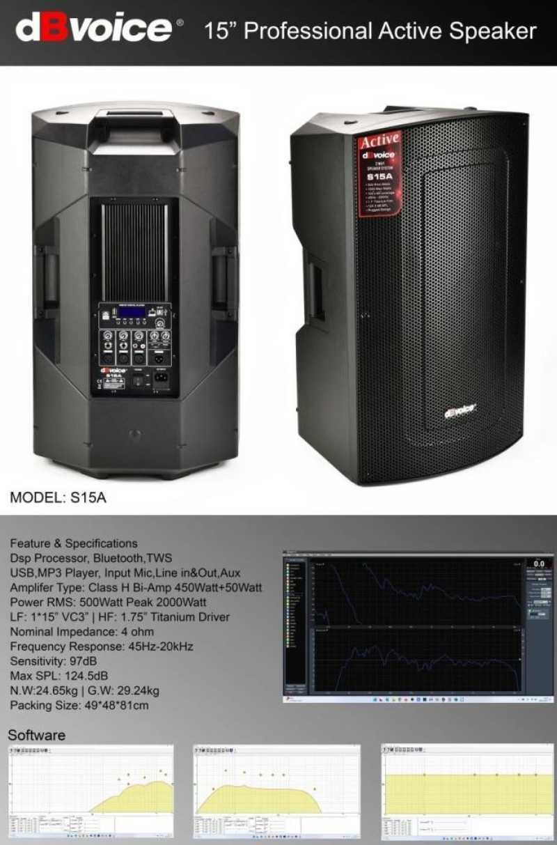 Jual Speaker Aktif 15 Inch Dbvoice S15a Profesional Sound System