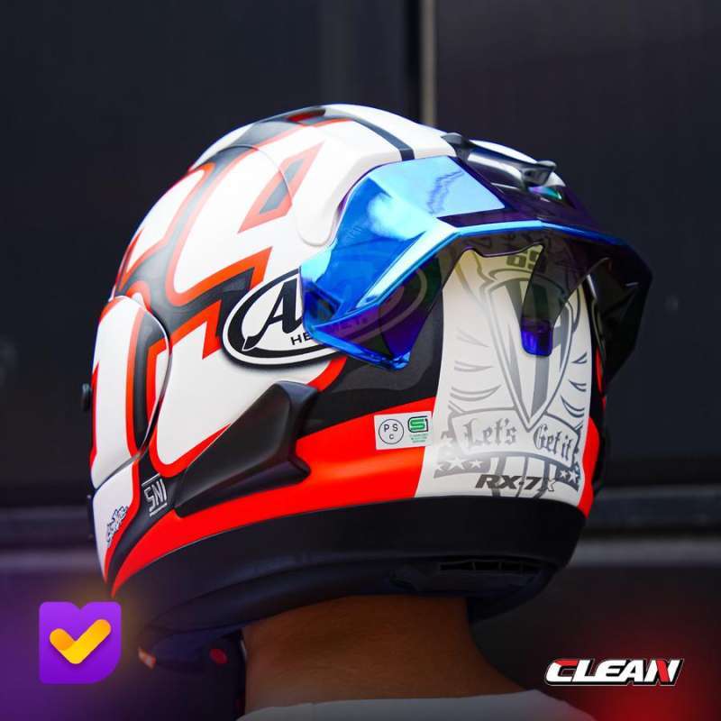 Helm Sepeda Spoiler Arai Rx7 Jual Clean Spoiler Iridium Arai Rx 7x