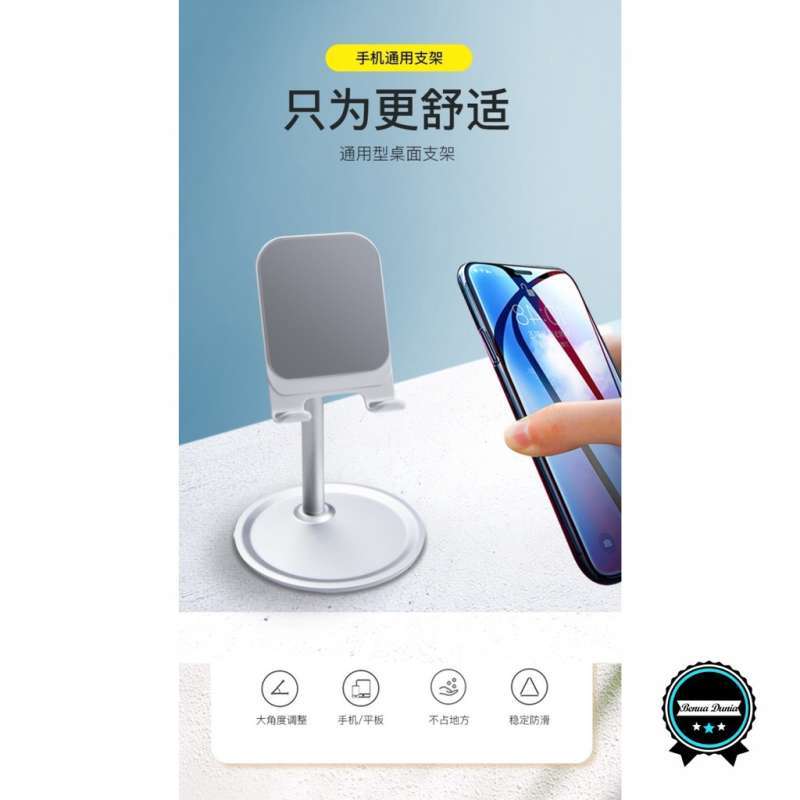 Holder meja dudukan Phone Holder Stand Holder Anti Selip Holder Handphone  Penyangga Hp