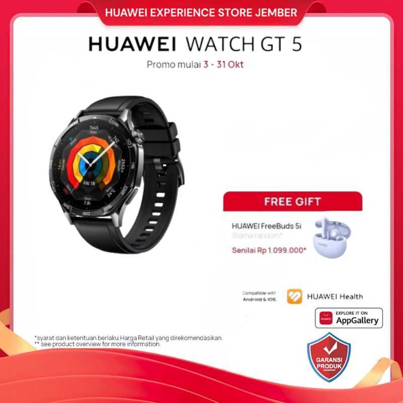 Jual Huawei Watch Gt 5 Series Smartwatch Fashion Edge Pro level Sports Golf Courses Map Up To 2 week Battery Life Gt5 46mm Black Di Seller Huawei Experience Store Jember