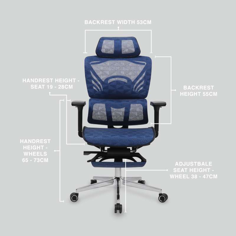 Ergonomic Chair Rexus Gaming Chair Computer Chair 55cm Chair Rexus