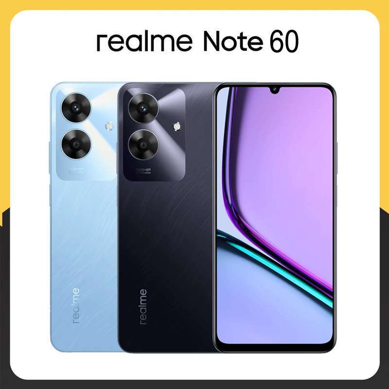 Realme Note 60 3GB/64GB Marble Black 2台 REALME NOTE 60x Dual SIM 64GB/3GB, Marble Black