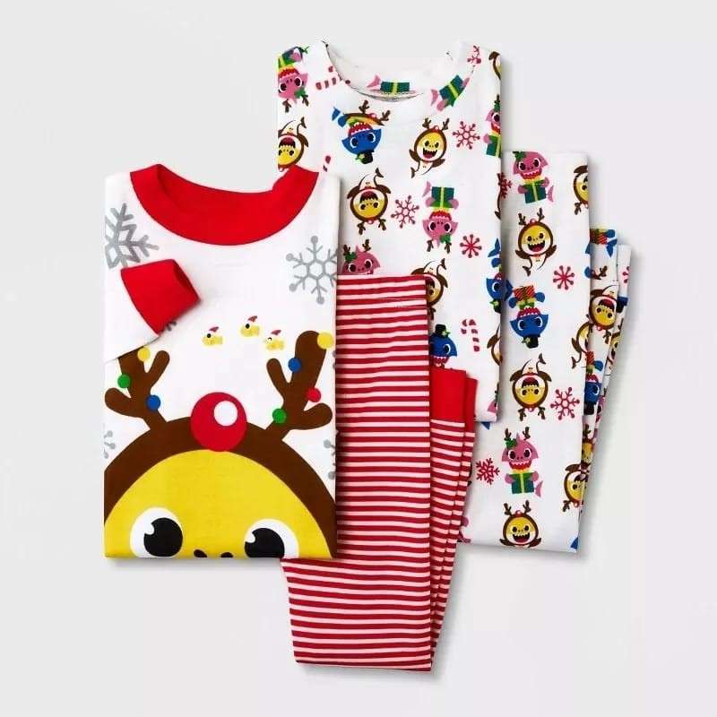 Christmas Pajamas Baby Shark Sleepwear Jual Baby Shark Reindeer