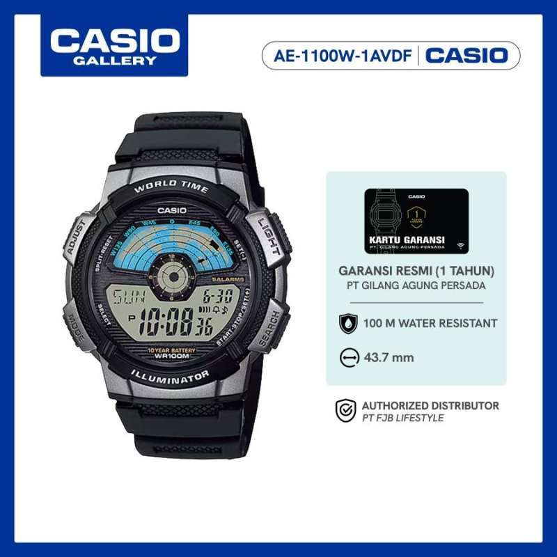 Ae 1100w Casio 1100 Casio Jam Tangan Pria AE-1100W-1AVDF