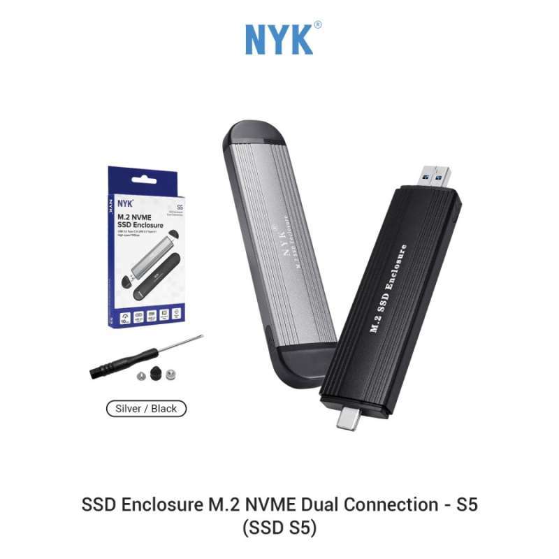 Nyk Type C Nvme Nvme Ssd Enclosure Jual NYK Enclosure NVMe USB Type C