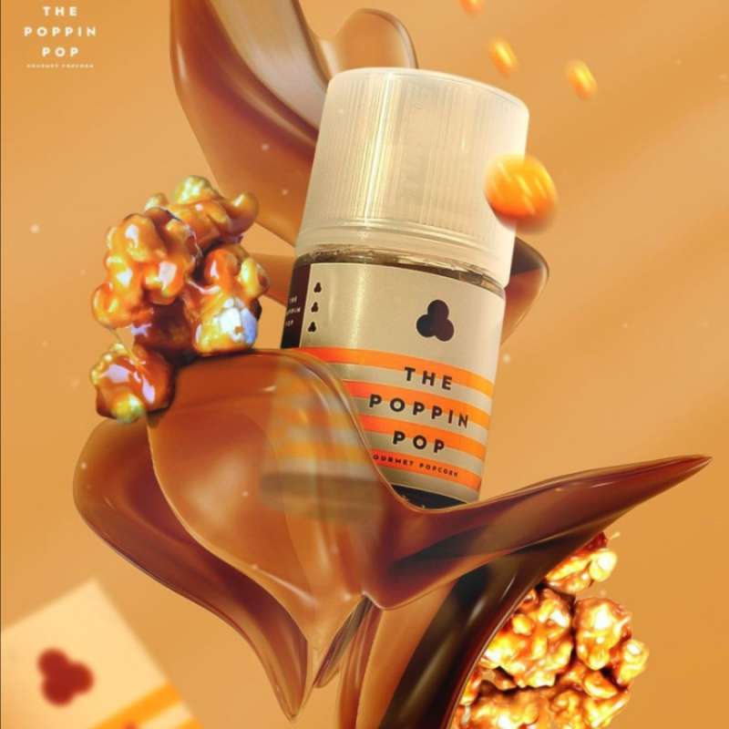 The Poppin Pop Caramel Butter Popcorn 60ml By Tetra