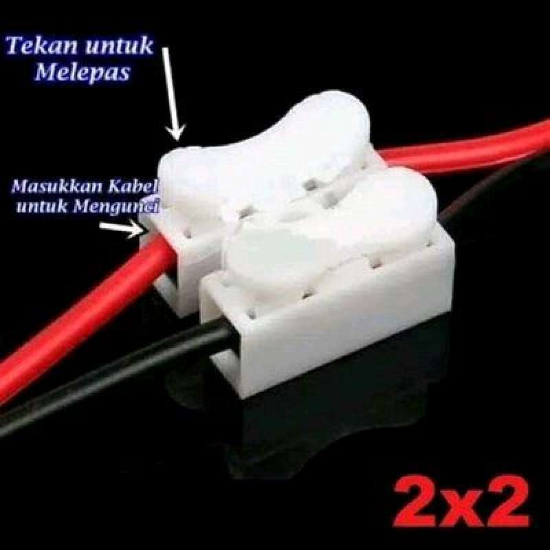 Bunga Connection Jual Quick Connect 2 Wire Alat Penyambung Kabel Listrik Connector ...