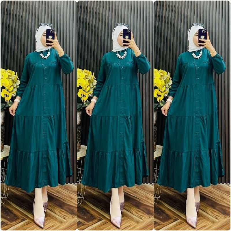 knee length dresses for ladies PRETTYGARDEN Summer Midi Dress 2025 Spring Ruffle Sleeve V Neck Cockta   supplyity