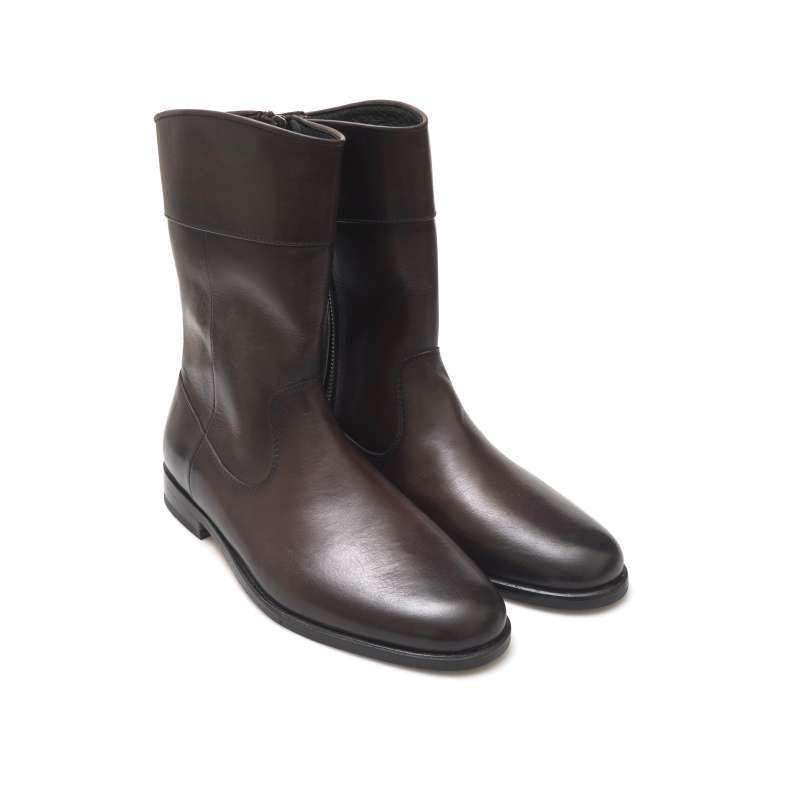 Boots Wanita Brown Under The Knee Boots SIENNA BROWN Sepatu Kulit