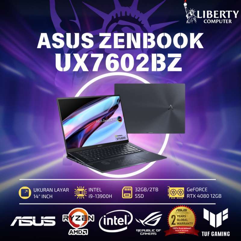 Jual Asus Zenbook Pro 16x Oled Ux7602bz-oleds922 /core I9-13905h