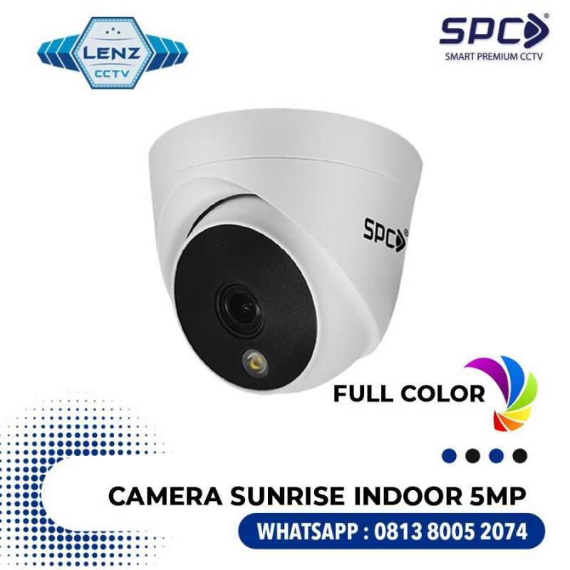 Jual Spc Sunrise Indoor Fullcolor Mp Cctv Camera Colorvu