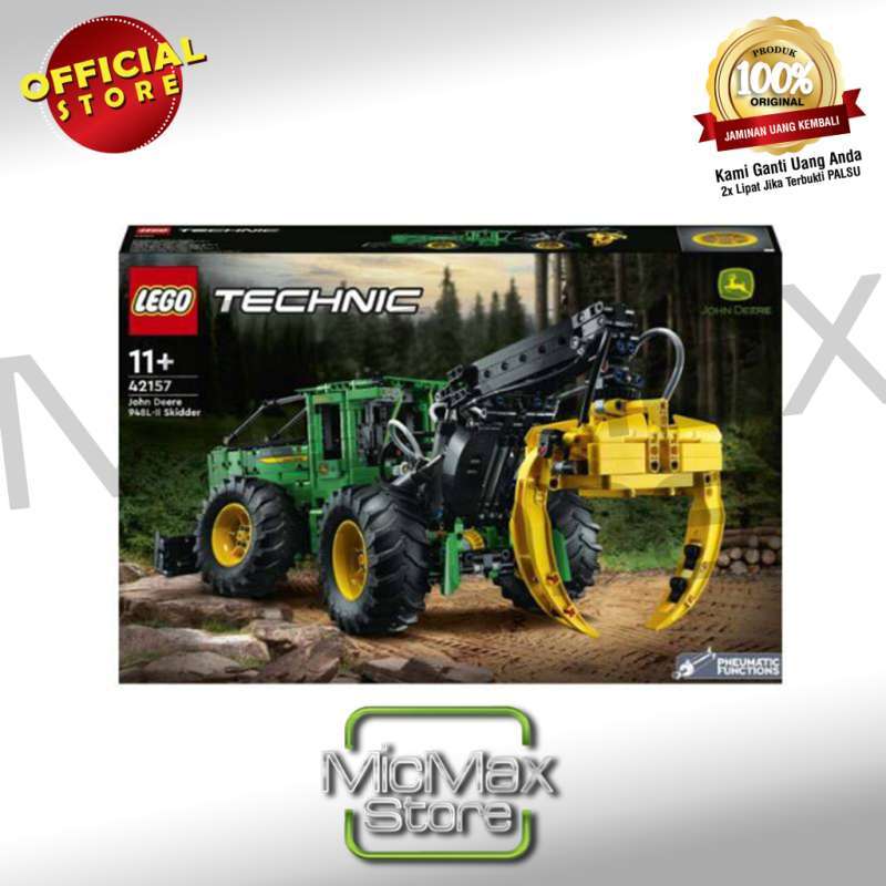 LEGO Technic John Deere 948L-II Skidder Building Toy Set 42157