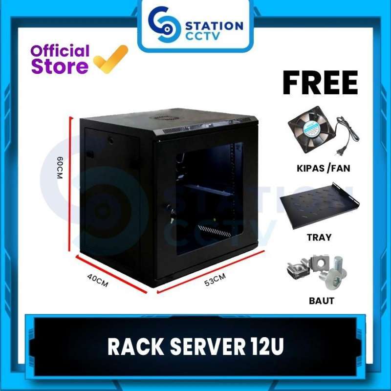 Jual Wallmount Rack Server 12u / Rack Server Ukuran 12u / Rack Server ...