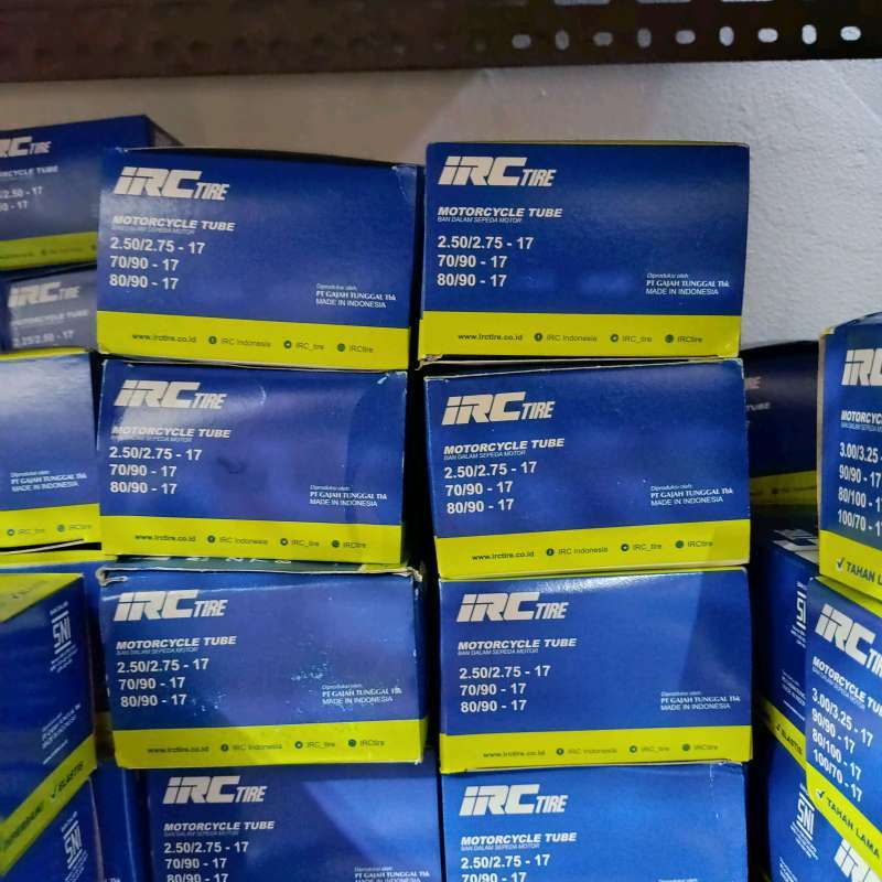 Jual [1 Pcs] Irc Ban Dalam 250/275-17, 70/90-17, 80/90-17 Di Seller ...
