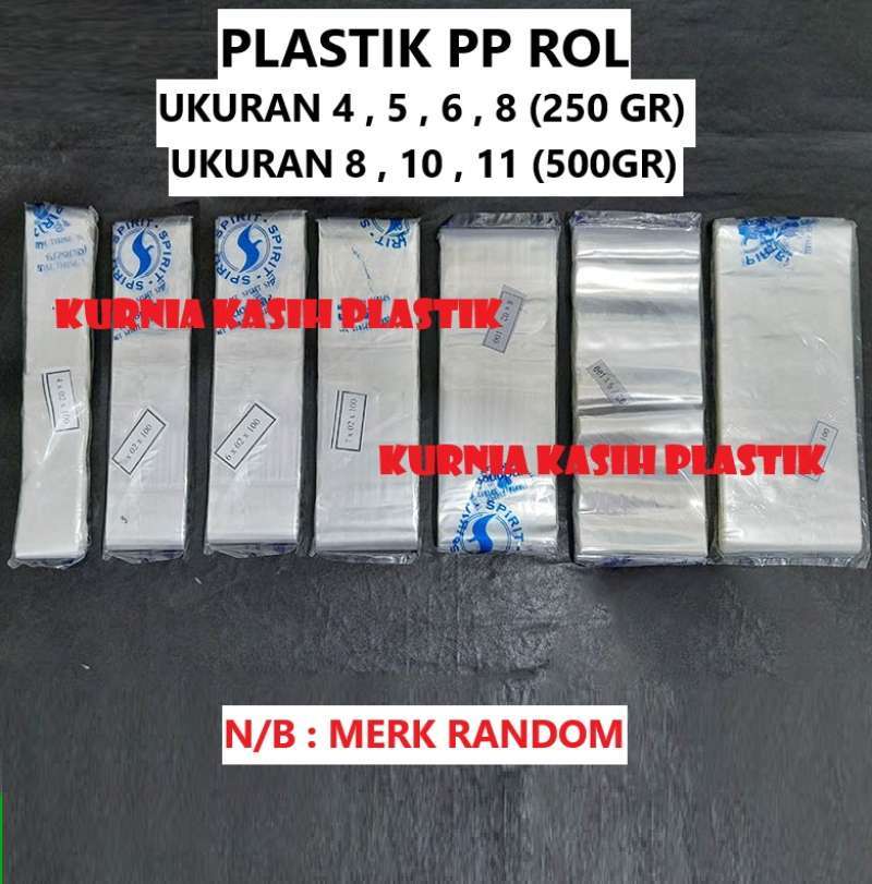 Jual Plastik Pp Roll Bening Ukuran 4-11cm Tebal 03. Plastik Rol (rol ...