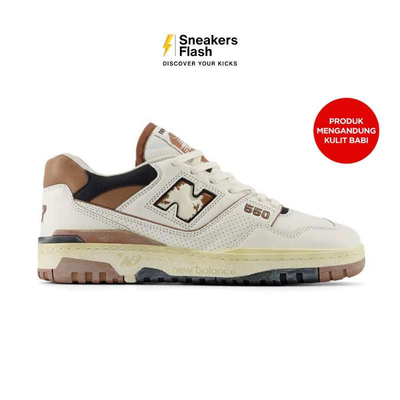 Sepatu Sneakers Pria NEW BALANCE 550 V1 VINTAGE BROWN PACK PECAN BB550VGC