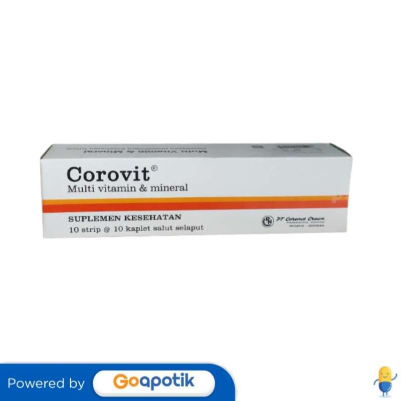 Jual Corovit Box Isi 100 Tablet Di Seller Apotek Sejahtera Farma - Tugu ...