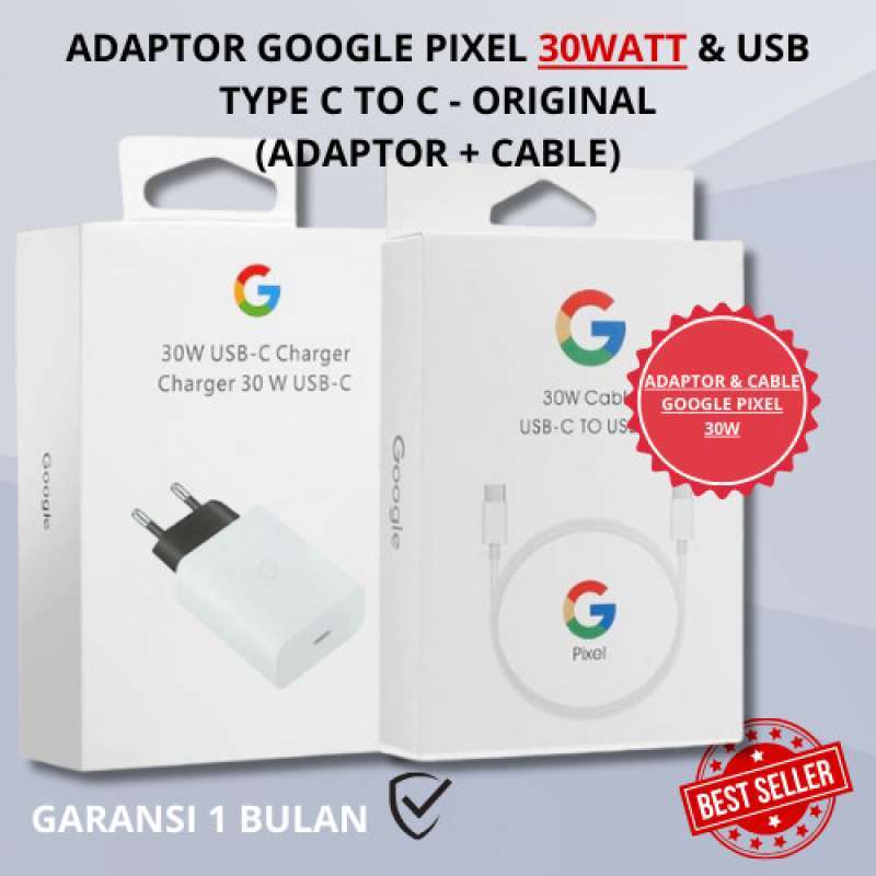 Charger Google Pixel 30Watt Adaptor USB Type C Original