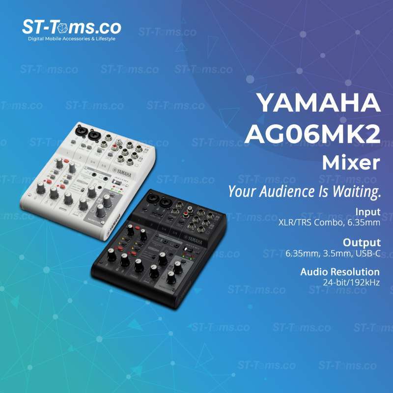 Jual Yamaha Ag06mk2 Ag 06 Mk2 Ag06 Mk2 Live Streaming Mixer