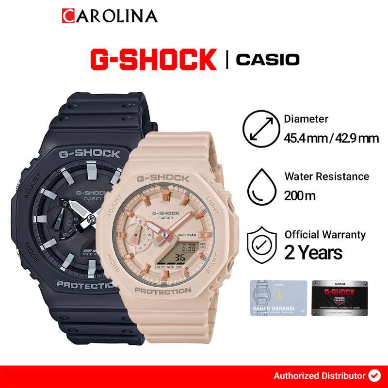 Jual Jam Tangan Couple Casio G Shock Ga-2100-1a/gma-s2100-4a Di - Main Image