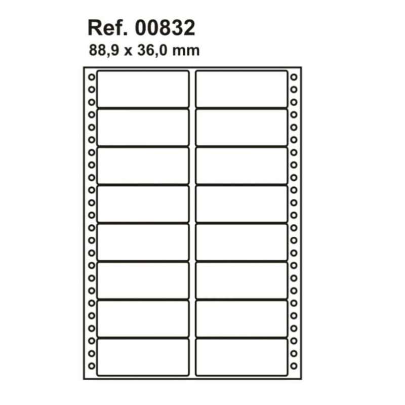 Labels Rao Ugi Jual Apli Kertas Label Nama A4 Size 88,9 X 36 / Stiker Label Nama Harga ...