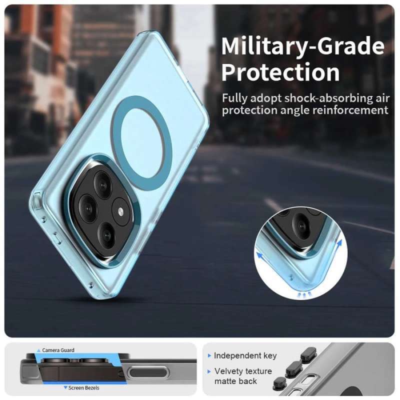 ILING Case For Xiaomi Redmi Note 14 Pro Plus 5G, Advanced Metal