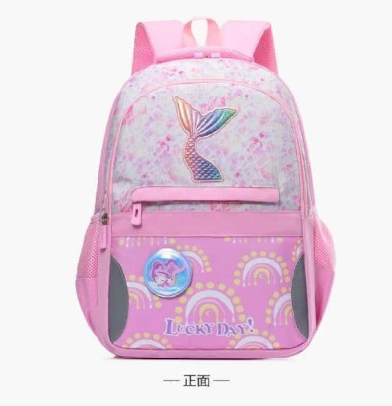 Tas Sekolah Anak SD Perempuan Premium Anti Air Waterproof Mermaid CN