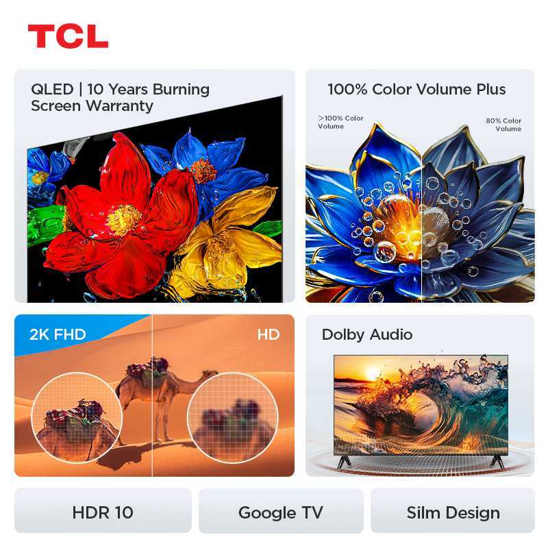 Promo [ultimate Qled Tv] Tcl 40 Inch V5c - Fhd - Qled - Hdr 10 ...