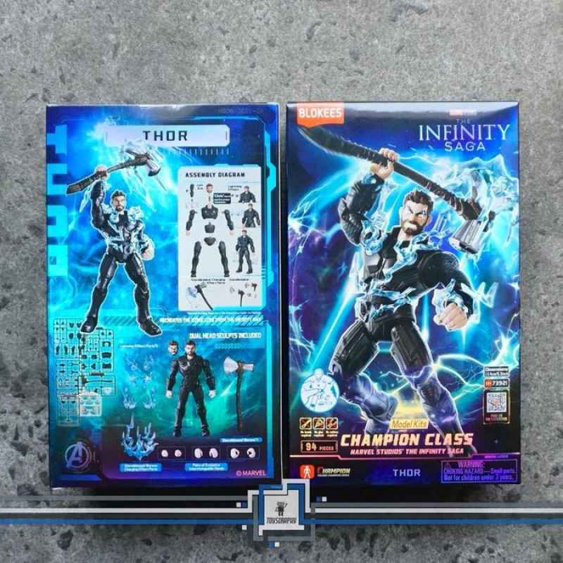 Jual Blokees Marvel Champion Class Thor Infinity Saga Action
