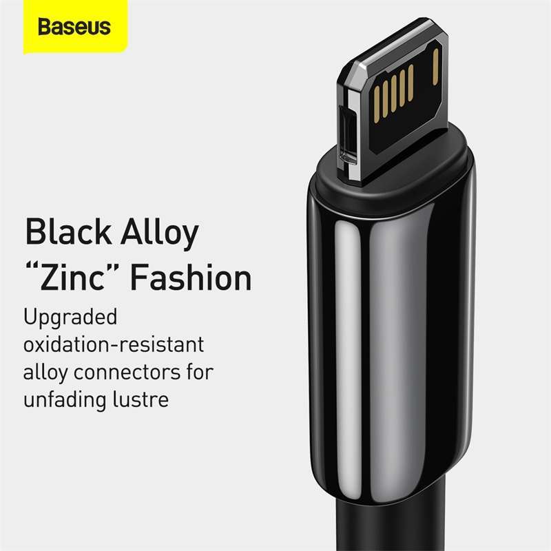 Jual Baseus Tungsten Gold Fast Charging Data Cable USB To Ip 2.4a 1m Di ...