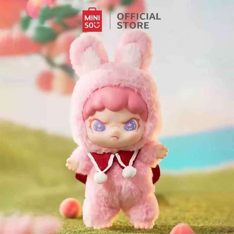 Miniso DORA Fuzzy Animal Institute Series ViNYL'Plush Blind Box Action Toys  Figure Birthday Gift Kid Toy