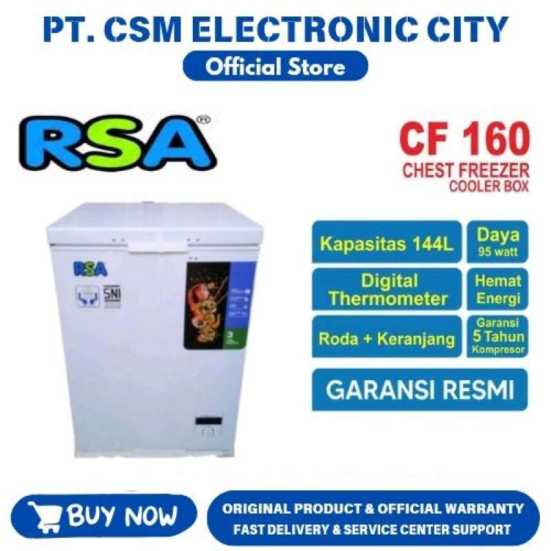 Freezer Merk Rsa Jual Rsa Cf160 Chest Freezer (144 Liter) Rsa Cf-160 Freezer Box ...
