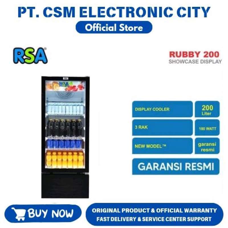 Rsa Showcase 3 Rak Kulkas 1 Pintu Rsa - 🔥 Garansi Resmi & Harga Terbaru 2026