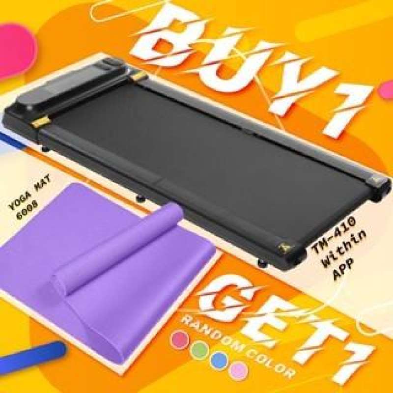 BG SPORT COD BUY GET Treadmill Walking Pad Lipat With App Low Watt Alat  Olahraga Cardio