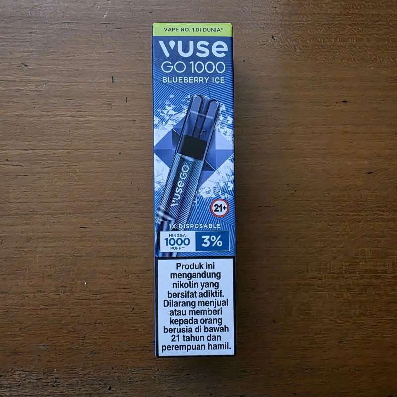 elf bar vape uk Vuse Go 1000 Blueberry Ice: 20mg Disposable Vape main image 1
