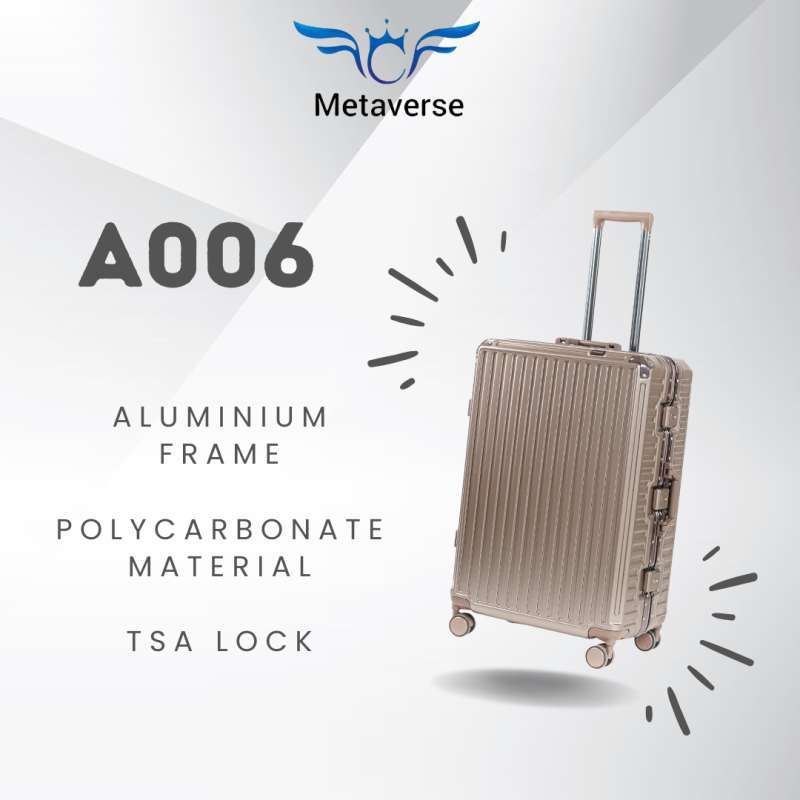 Metaverse Koper Kabin Bagasi A006 Size 28 Inch Koper Wanita Pria Koper  Suitcase Luggage