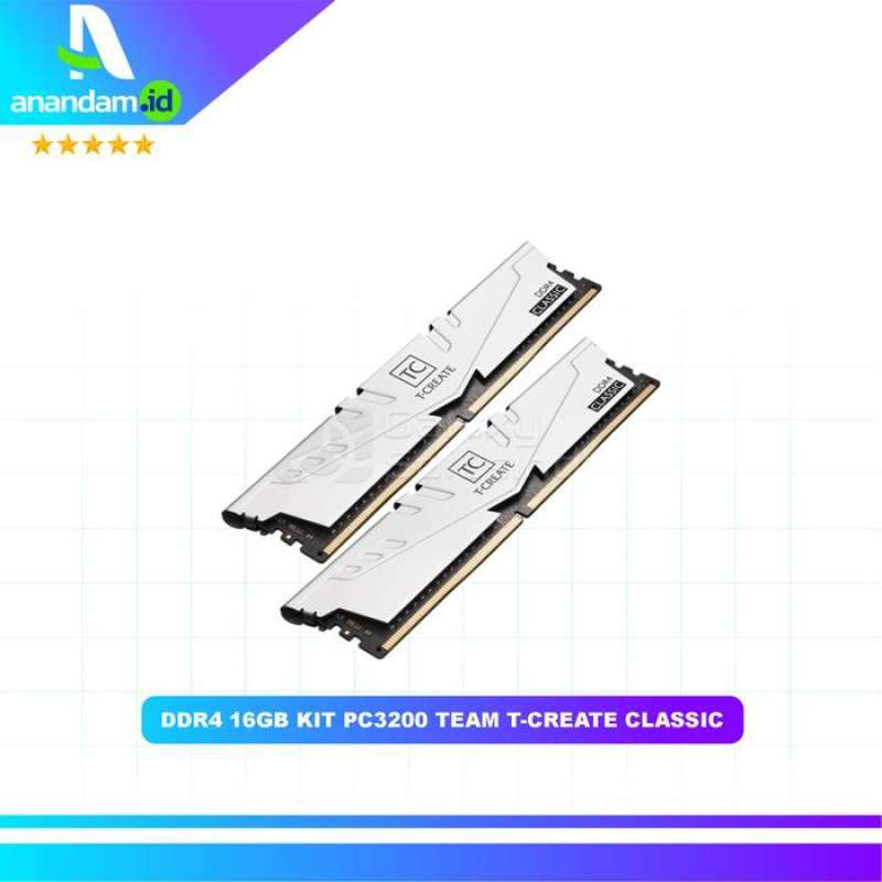 TEAM RAM T-Create Classic 16GB (8GB x 2) DDR4 kit 3200MHz