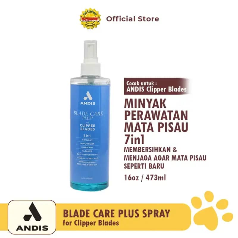 ANDIS Blade Care Plus Spray 7in1 Perawatan Pelumas Mata Pisau Clipper
