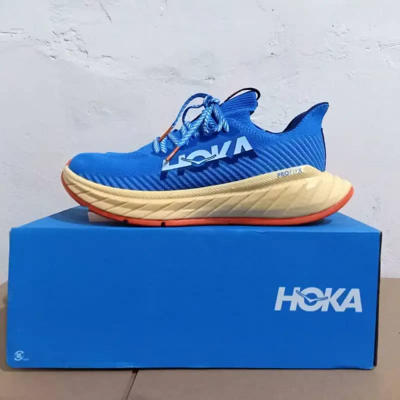 Sepatu Hoka One Carbon Hoka Carbon X Blue Promo Sepatu Lari Pria