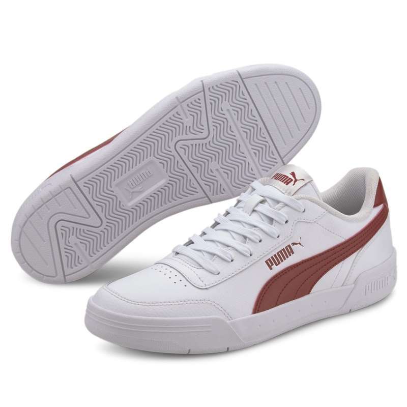 PUMA Sepatu Sneakers Kasual Caracal White-Red Dahlia 369863 18