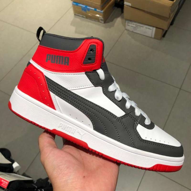 PUMA Sepatu Sneakers Kasual Rebound Joy White-Asphalt-High 374765 19